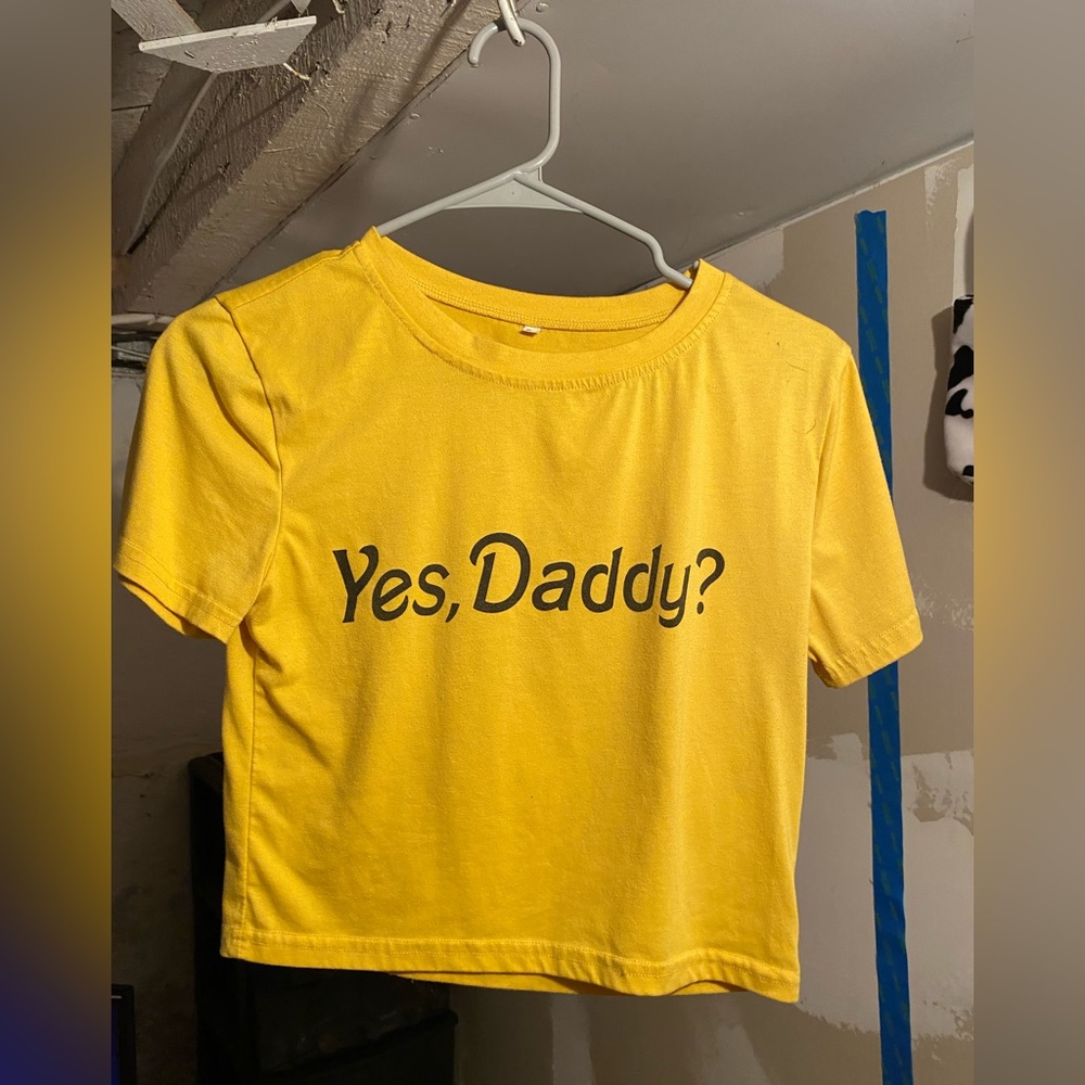 Yes, daddy? Crop top
